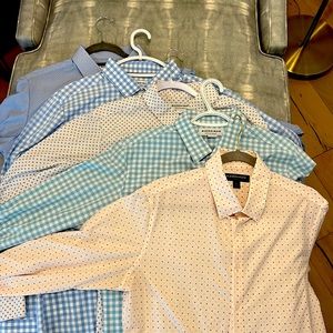 Bundle of 5 Mizzen and Main Leeward Shirts Large